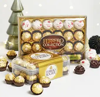 Coles Ferrero Rocher 30 Pack 375g or Collection Gift Box 24 Pack 269g offer