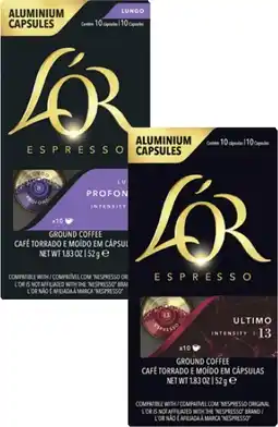 Coles L'or Nespresso Compatible Coffee Capsules 10 Pack offer