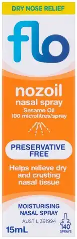 Discount Drug Stores Flo Nozoil Sesame Oil Nasal Spray 15mL offer