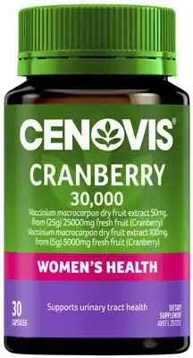 Discount Drug Stores Cenovis Cranberry 30,000 30 Capsules offer