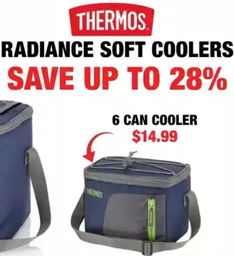 Aussie Disposals Radiance soft coolers 6 can cooler offer