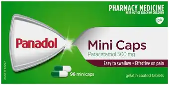 Discount Drug Stores Panadol Mini Caps 96 Pack offer