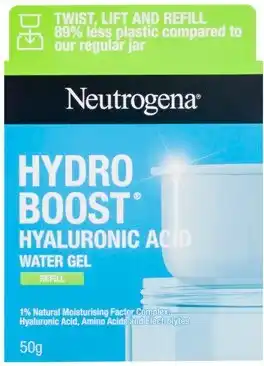 Discount Drug Stores Neutrogena Hydro Boost Hyaluronic Acid Water Gel Refill 50g offer