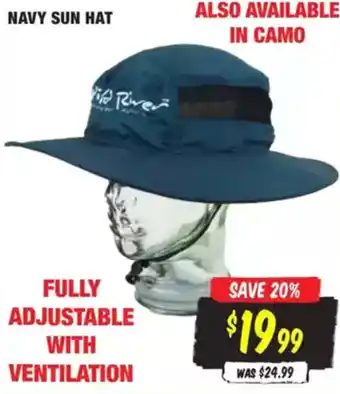 Aussie Disposals Navy sun hat offer