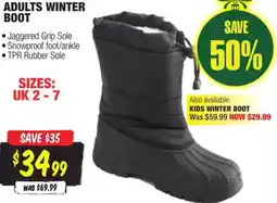 Aussie Disposals Adults winter boot offer