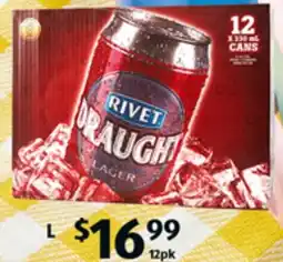 ALDI Rivet Draught offer