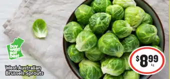 IGA West Australian Brussels Sprouts offer