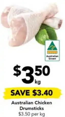 Drakes Australian Chicken Drumsticks offer