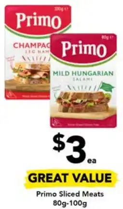 Drakes Primo Sliced Meats offer