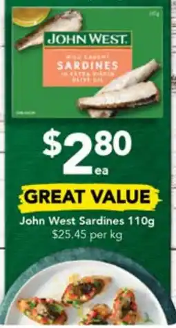 Drakes John West Sardines offer