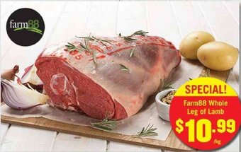 Tasman Butchers Farm88 Whole Leg of Lamb offer