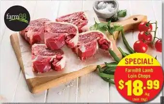 Tasman Butchers Farm88 Lamb Loin Chops offer