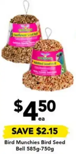 Drakes Bird Munchies Bird Seed Bell offer