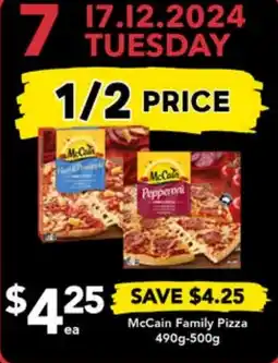 Drakes McCain Family Pizza offer