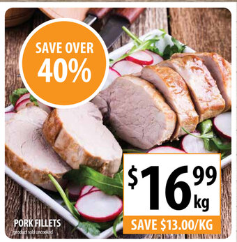 Supabarn Pork Fillets offer
