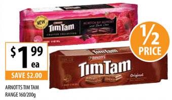 Supabarn Arnotts Tim Tam 160/200g offer