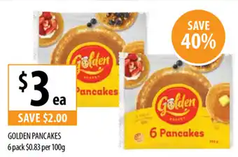 Supabarn Golden Pancakes 100g offer