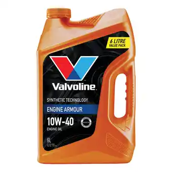 SuperCheap Auto Valvoline Engine Armour Engine Oil 10W-40 6 Litre offer