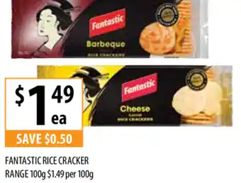 Fantastic Rice Crackers Range 100g