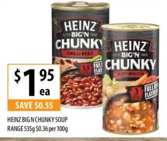Supabarn Heinz N Chunky Soup Range 535g offer