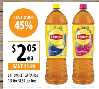 Supabarn Lipton Ice Tea Range 1.5 Litre offer