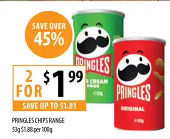 Pringles Chips Range 53g
