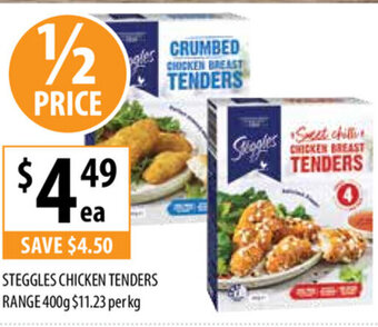 Supabarn Steggles Chicken Tenders 400g offer