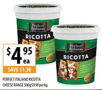 Supabarn Perfect Italiano Ricotta Cheese 500g offer