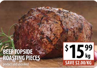 Supabarn Beef Topside Roasting Pieces offer