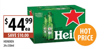 Supabarn Heineken 24x330ml offer