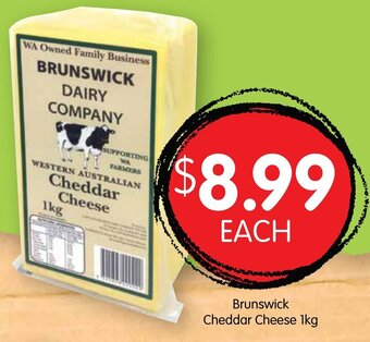Spudshed Brunswick Cheddar Cheese 1kg offer