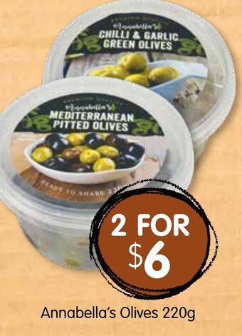 Spudshed Annabella's Olives 220g offer