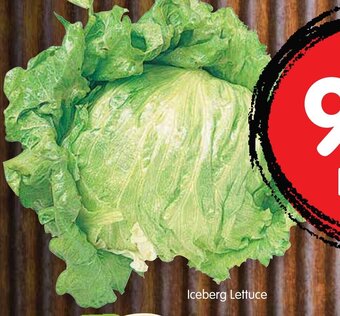 Spudshed Iceberg Lettuce offer