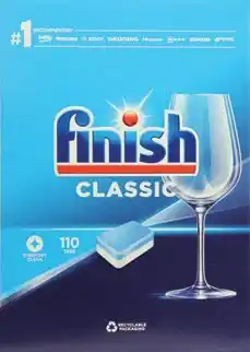 Cheap as Chips 110 Pack Finish Dishwashing Tablets Regular offer