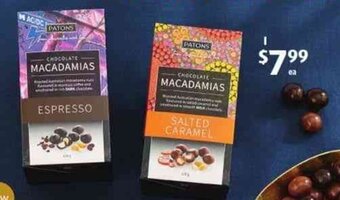 ALDI Patons Chocolate Macadamia Gift Box 170g offer