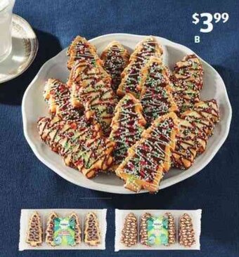 ALDI Kringle & Co. Christmas Tree Cookies 200g offer