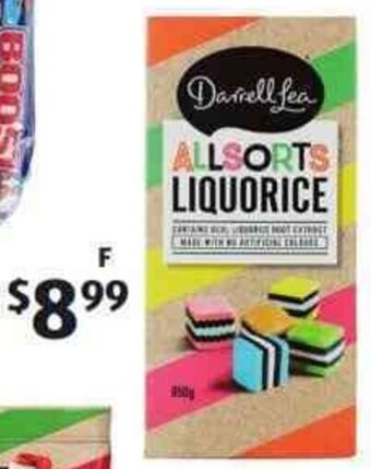 ALDI Darrell Lea Liquorice Allsorts Gift Box 850g offer