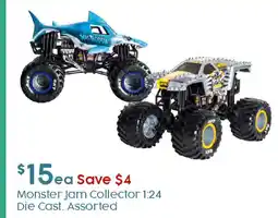 Target Monster Jam Collector 1:24 Die Cast. offer