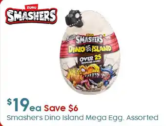 Target Smashers dino island mega egg offer