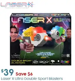 Target Laser X Ultra Double Sport Blasters offer