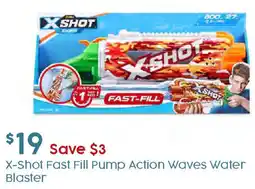 Target X-Shot Fast Fill Pump Action Waves Water Blaster offer