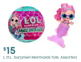 Target L.O.L. Surprise! Mermaids Tots. Assorted offer