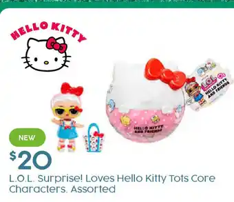 Target L.o.l. surprise! loves hello kitty tots core characters offer