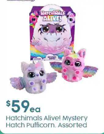 Target Hatchimals Alive! Mystery Hatch Pufficorn offer