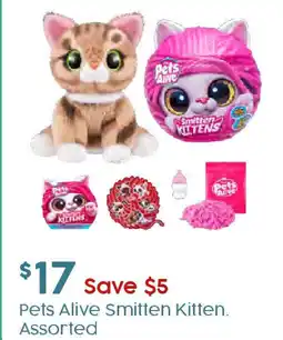 Target Pets Alive Smitten Kitten offer