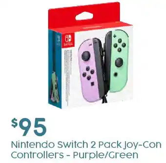 Target 2 Pack Joy-Con Controllers - Purple/Green offer