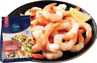 IGA Global Seafood Cooked Tail On Prawn Cutlets 500g offer