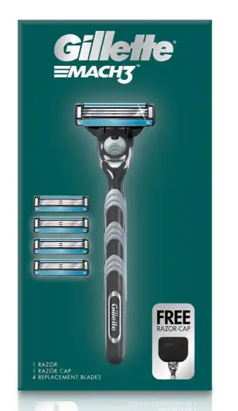 Shaver Shop Gillette mach3 razor gift pack offer