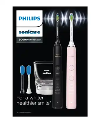 Shaver Shop Philips diamondclean 9000 electric toothbrush bundle pack offer