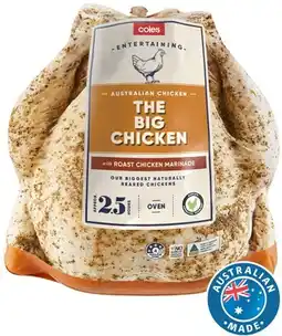 Coles Coles RSPCA Approved Big Chicken 3.2kg offer